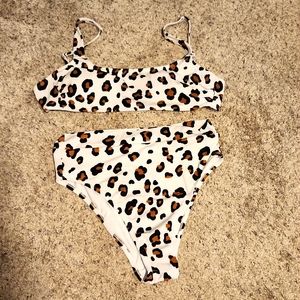 TARGET Xhilaration Leopard Bikini Swimsuit XL